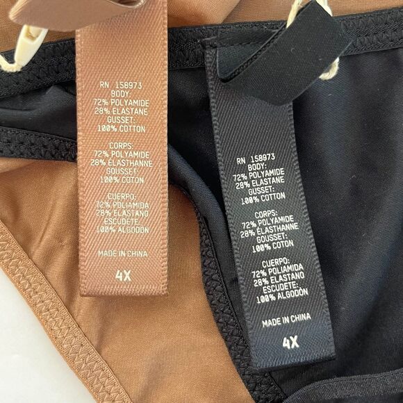 NWT 2 Pairs Skims Fits Everybody T-String Thong Panties Size 4X #428 - Picture 6 of 8